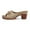 A Khaki, variant on Wovix Slippers For Women Open Toe Sandals Platform Classic Simple Shoes Footwear Daily Wear