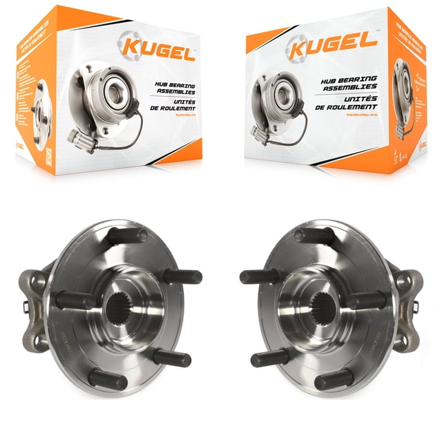 Kugel Rear Wheel Bearing and Hub Assembly Pair for Car Mitsubishi RVR Outlander Eclipse Cross PHEV Sport - Left Right Side (Driver Passenger) K70-101390