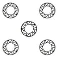thumbnail image 1 of Youkk Alloy Crank set - Durable Precise Fit Smooth Operation - Guaranteed Compatibility Bicycles Crank 52T black 5Set, 1 of 6