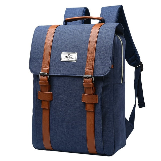 Mochila Nylon Poliéster Unisex Mochila escolar Cremallera S Correa Mochila para viajes escolares, Azul zafiro Yuarrent AP000860-03