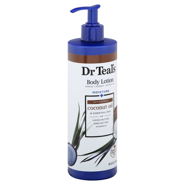Dr Teal's Nourishing Coconut Oil Body Lotion, 18 oz.