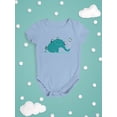 thumbnail image 3 of Image Conscious Elephant With Penguins Bodysuit Infant -Jay Fleck Designs, Unisex Regular Fit, 3 of 4