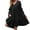 Black, variant on Sngxgn Mini Sweater Dress for Women, Button up Long Sleeve Knit Dresses for Work in Fall(Black,L)