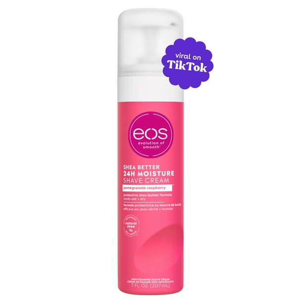 eos Shea Better Women's Shave Cream, Pomegranate Raspberry, 7 oz