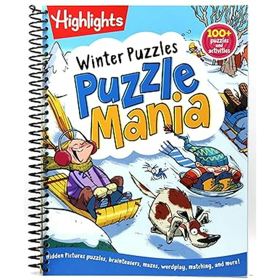 Highlights Puzzlemania Activity Books: Winter Puzzles (Spiral Bound)