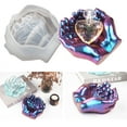 thumbnail image 4 of Double Hands Handmade Cigarette Ash Holder Tray UV Crystal Epoxy Resin Mold Ashtray Dish Casting Silicone Mould DIY Crafts Soap Wax, 4 of 10