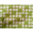 thumbnail image 4 of oneOone Cotton Cambric Light Green Fabric Check,Cyclamen & Rose Floral Sewing Craft Projects Fabric Prints By Yard 42 Inch Wide, 4 of 4