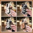 thumbnail image 2 of KBS-Phone Case For TCL 50 5G, Dirt-resistant soft case cute Waterproof Black pearl pendant Skin-friendly feel Anti-knock protective case Bear bracelet Simplicity Back Cover Cartoon, 2 of 9