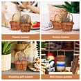 thumbnail image 4 of 15 piezas de canasta de plástico en miniatura Propiedades de fotografía rural Cestas de diseño interior, 4 of 5