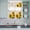 Yellow, variant on 3 Piece Kitchen Curtains and Valances Set Sunflower Cafe Curtains 36 Inch Length Yellow Spring Flora Summer Botanical Vintage Valance & Tier Curtain for Living Room Bedroom Window 54"x18" 27"x36"*2