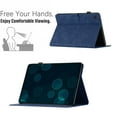 thumbnail image 6 of Case for Samsung Galaxy Tab S6 Lite 10.4 Inch 2024/2022/2020 (Model: SM-P620/P625/P613/P619/P610/P615/P617),PU Leather Embossed Coconut Tree Slim Case with Pencil Holder Card Slot Smart Cover,Blue, 6 of 6