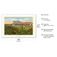thumbnail image 2 of Volcano House Hawaii - Directly Overlooking Crater - Hawaii Volcanoes National Park - Vintage Hawaiian Color Postcard c.1921 - Master Art Print (Unframed) 12in x 18in, 2 of 4