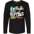 thumbnail image 3 of Inktastic Mother of Reptiles Cute Turtle, Lizards, Snake Long Sleeve T-Shirt, 3 of 5