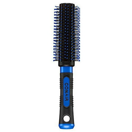 Conair Pro Hair Brush with Nylon Bristle, Round, Full, 1 ea