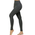 thumbnail image 2 of Womens High Waist Seamless Fleece Lined Thick Leggings, 2 of 3