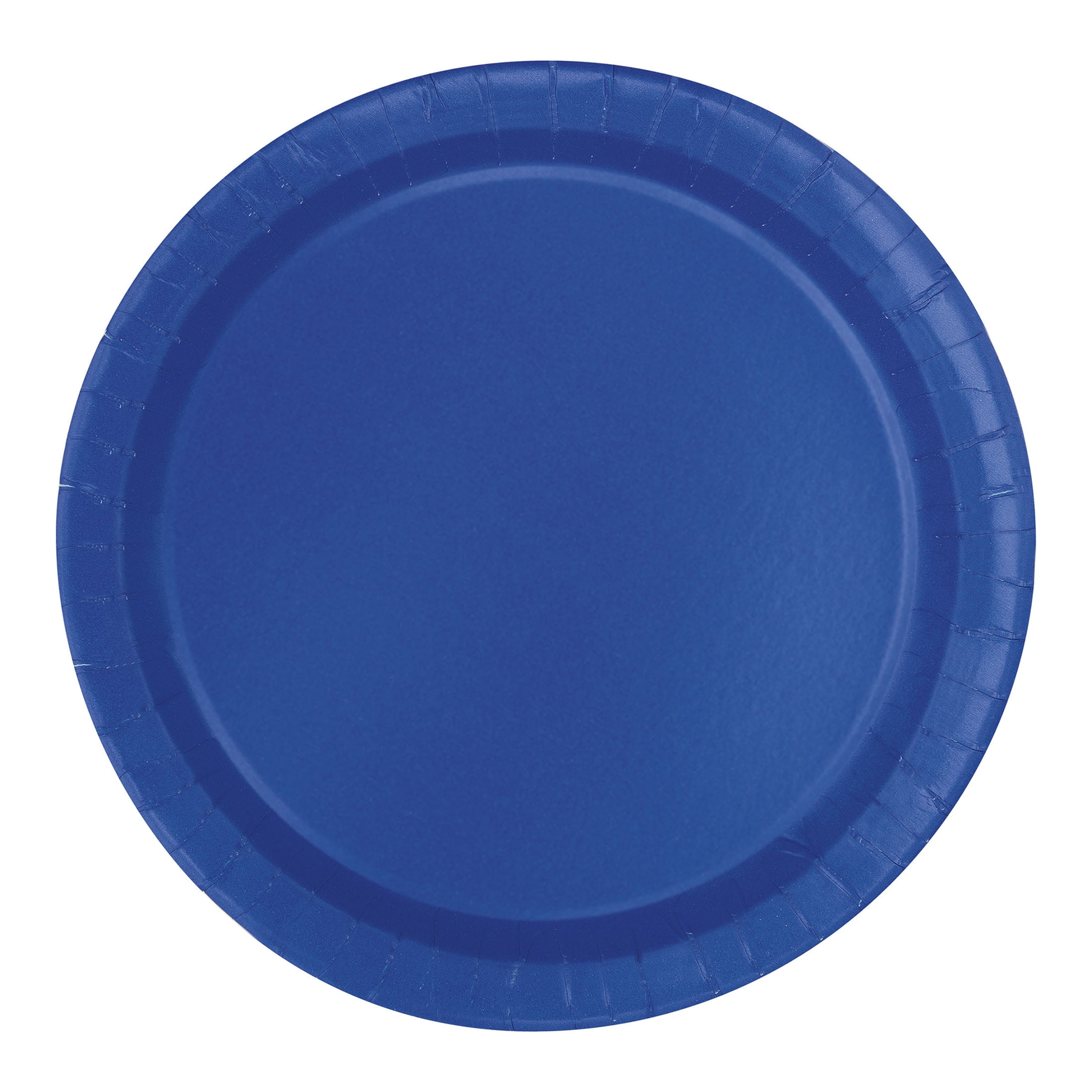 (2 pack) Disposable Paper Plates, 9", Electric Blue, 20 Count, by Way To Celebrate