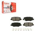 thumbnail image 1 of SIM Rear Semi-Metallic Disc Brake Pads SIM-1274 for Car Jeep Wrangler Liberty JK Dodge Nitro, 1 of 8