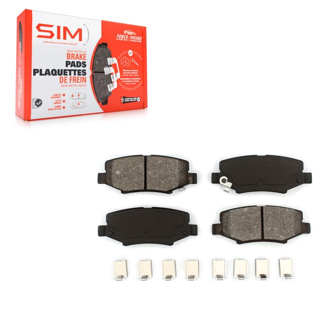 SIM Rear Semi-Metallic Disc Brake Pads SIM-1274 for Car Jeep Wrangler Liberty JK Dodge Nitro