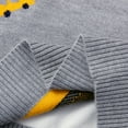 thumbnail image 6 of Kogui Boy Pullover Sweater Boys Basic Sweater Long Sleeve Crew Neck Classic Knit Pullover Size 6-7 Years (Grey,6-7 Years), 6 of 6