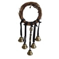 thumbnail image 1 of Witch Witch Door Handle Pendant Rattan Wind Chime Witch Pray Wind Chime Family Room Decoration When Tomorrow Starts without Hummingbird Decorations Christmas Rainbow Solar Quartz Hanging Hanging Glass, 1 of 3