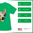 thumbnail image 4 of Tee Hunt Dean Russo Cute Chihuahua Youth T-Shirt Neon Colorful Dog Kids, Green, Large, 4 of 5