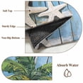 thumbnail image 6 of Tropical Plant Washable Area Rug 2x6 Blue Wood Grain Starfish Vintage Low-Profile Area Rugs with Non Slip Backing Indoor Floor Carpet for Entrance Living Room Bedroom Home Office, 6 of 9