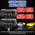 thumbnail image 2 of 2 Faros Led Lupa Auxiliar Moto 3 Lentes Exploradora Potente, 2 of 8