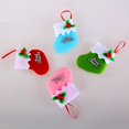 thumbnail image 4 of 12x adornos de calcetín de decoración navideña Gloria media de la navidad regalo, 4 of 9