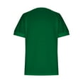 thumbnail image 6 of Solid Color Shirts For Women Irregular Hem Tops For Women Womens Summer Tops V Neck T Shirts Puff Sleeve Tops Loose Casual Tshirts Green Xxl, 6 of 6