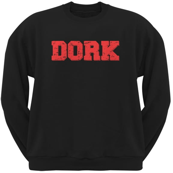 Dork Black Adult Sweatshirt - Small
