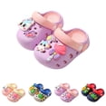 thumbnail image 3 of JAJAHO Kids Toddlers Cartoon Clogs Garden Shoes Boys Girls Summer Slip On Shower Beach Pool Sandals Versatile Shoes, 3 of 9