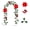 Green-M, variant on Christmas Artificial Poinsettia Garland, Holly Leaf Vine with Red Berries for Staircase Mantel Fireplace Indoor Holiday Xmas Decoration