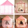 thumbnail image 6 of Princess Castle Tent, iMounTEK Kids Fairy Play House Tent with Carry Case Gifts for Child, 55"X53", 6 of 7