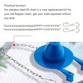 thumbnail image 2 of 10 Pieces Stainless Steel Toilet Lift Chain Fits Most Toilet Flappers, 2 of 5