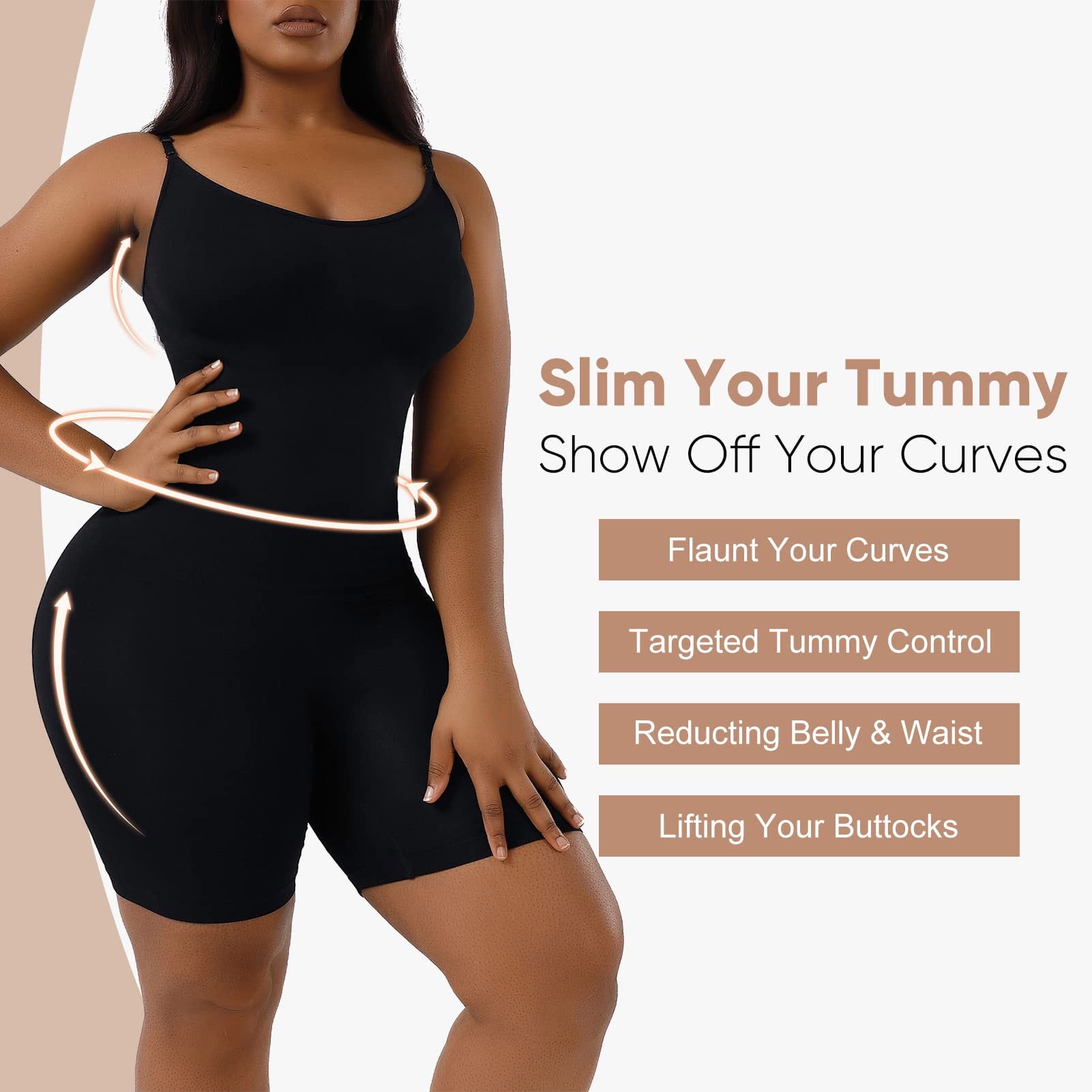 Body Shaper Tummy Girdle Control Underbust Shapewear Women Slimming Un –  Forte Coraggio