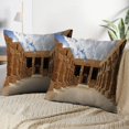 thumbnail image 4 of LALILO Throw Pillow Covers Fashion Stuff Summer Sneakers Radio And Cushion Cover 18" x 18", 2 Pack, 4 of 6