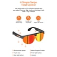 thumbnail image 3 of Smart Glasses With 8MP Camera HD Colour AI Smart Glasses Bluetooth Call Voice Assistant Control Smart Sunglasses, 3 of 28