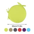 thumbnail image 3 of Round Garden Chair Pads Seat Cushion For Outdoor Stool Patio Dining Room Memory Foam Sofa Cushion Posture Cushion Foam Pad for Recliner Cushion 18 X 18 Back Seat Cushion Back Support for Drivers Seat, 3 of 4