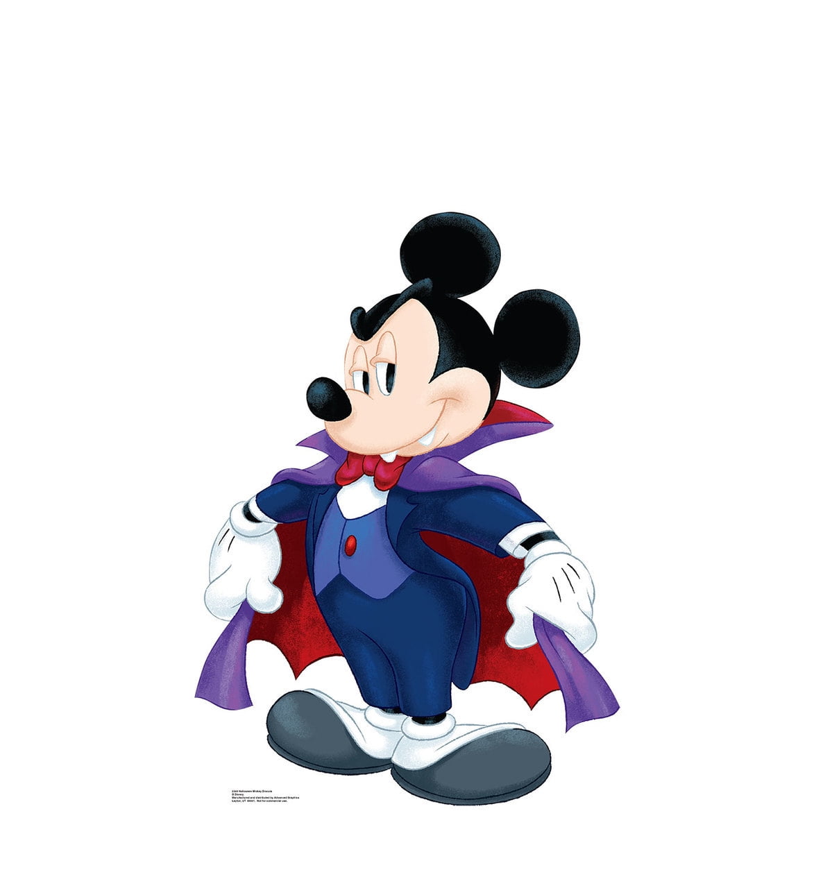 Mickey Mouse DISNEY HALLOWEEN Vampire & Minnie Mouse Window Gel Clings 