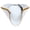 white, variant on Adult Tricorn Buccaneer Pirate Hat with Feather, Colonial Style for Renaissance Parties