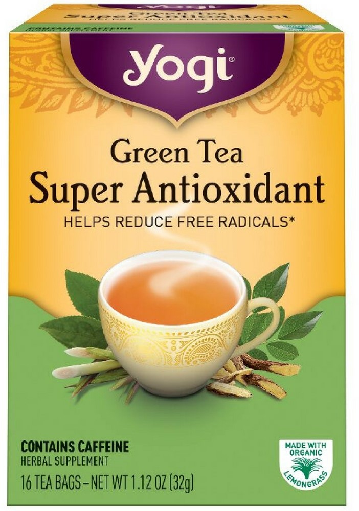 Yogi Herbal Green Tea, Super Antioxidant 16 ea