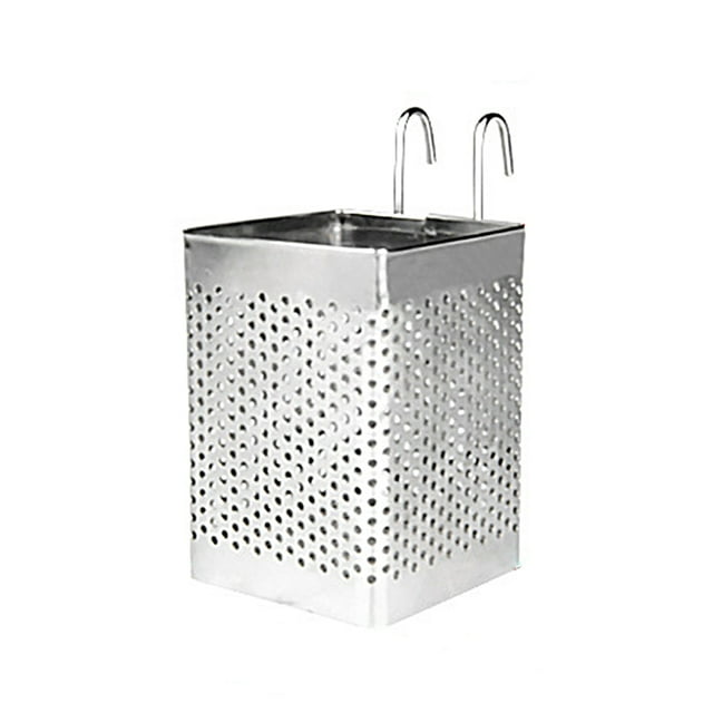 Oubit Porte-Ustensile de Cuisine Support de Rangement Baguettes en Acier Inoxydable Organisateur de Rangement Porte Vaisselle