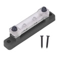 thumbnail image 2 of Power Distribution Block,  Conductivity 4 Terminal Bus Bar Easy Installation Wire Management High Strength  for Car Black,Red, 2 of 7