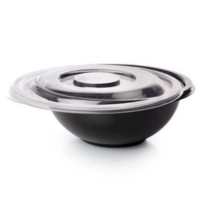 Fineline Settings 5160-FL Bol de Service Transparent 160 oz. Couvercle Plat pour Animaux
