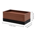 thumbnail image 2 of unbranded 4Ud Riser Para Muebles Marrón Resistente Para Sillas Y Gabinetes Fácil De Instalar, 2 of 6