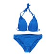 thumbnail image 1 of Bikini La Blanca Island Slide Hipster de 2 piezas para Mujer Azul 12, 1 of 2