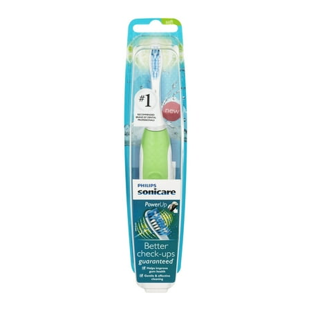 UPC 075020045782 product image for Philips Sonicare PowerUp Battery Toothbrush, Spearmint Green Blue | upcitemdb.com