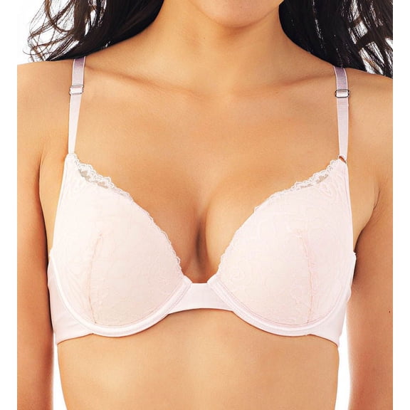 Women's Lily Of France 2131101 Soiree Extreme Ego Boost Tailored Bra (Aurora Lace 34A)