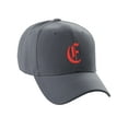 thumbnail image 2 of Daxton Structured Baseball Hat Cap Curved Visor Old English Font Alphabet A to Z, Charcoal Hat Red E, 2 of 4