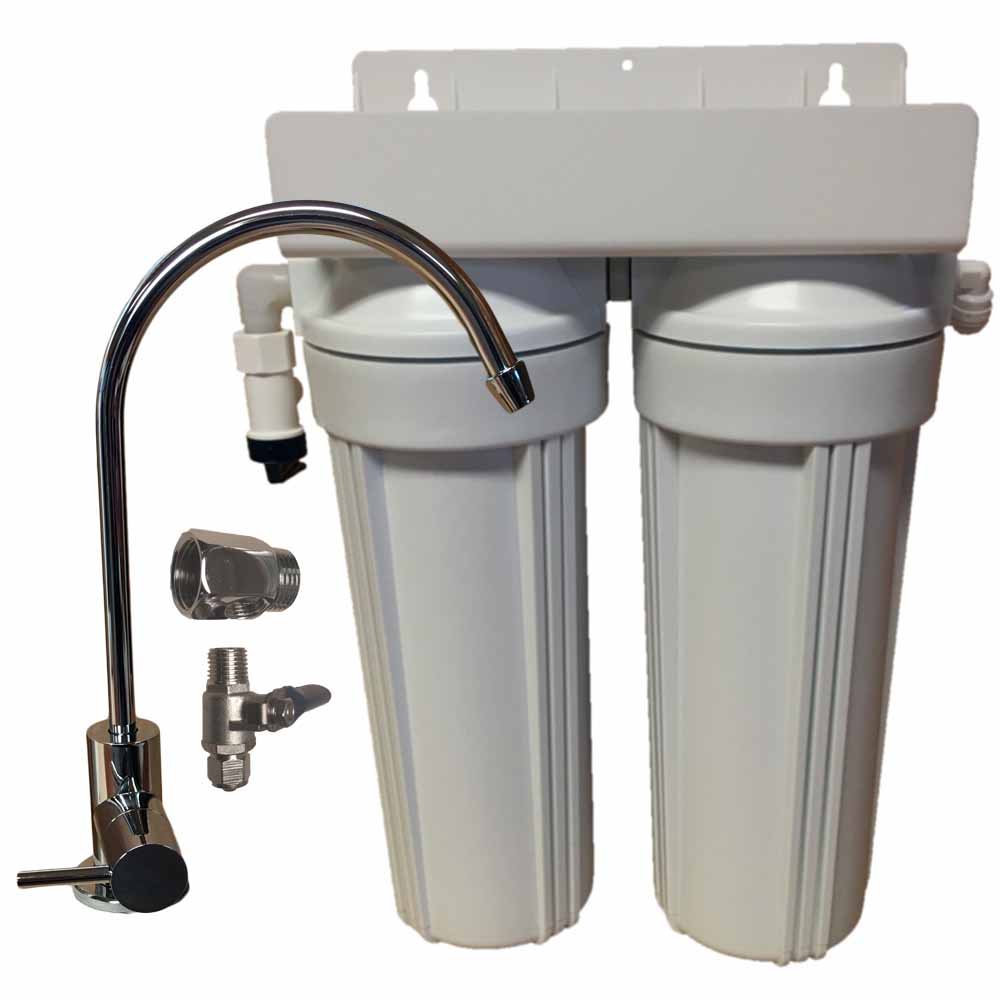2 Stage 10inch Alkaline Drinking Water Filter for Heavy Metals